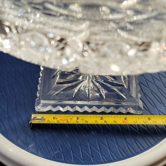 Miller Crystal large pedestal bowl - Picture 13 of 17